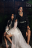 Designer Mani Jassal (left), Brand Ambassador Kiran Rai (right)
