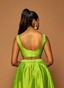 OG LIME GREEN MIRROR BUSTIER