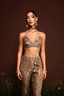 DONNA GOLD BIKINI BUSTIER