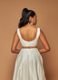 OG WHITE MIRROR BUSTIER