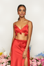 CHEZ ELLE SATIN BUSTIER