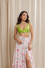 OG LIME GREEN MIRROR BUSTIER - READY TO SHIP