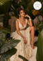 CHAMPAGNE OASIS SKIRT