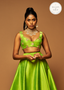 OG LIME GREEN MIRROR BUSTIER - READY TO SHIP