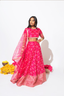 PINK BANDHANI SET