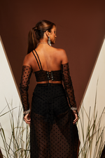 MONROE ONE SHOULDER BUSTIER