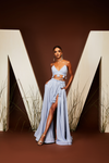 REKHA POWDER BLUE SKIRT