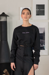 LOGO CROPPED CREWNECK