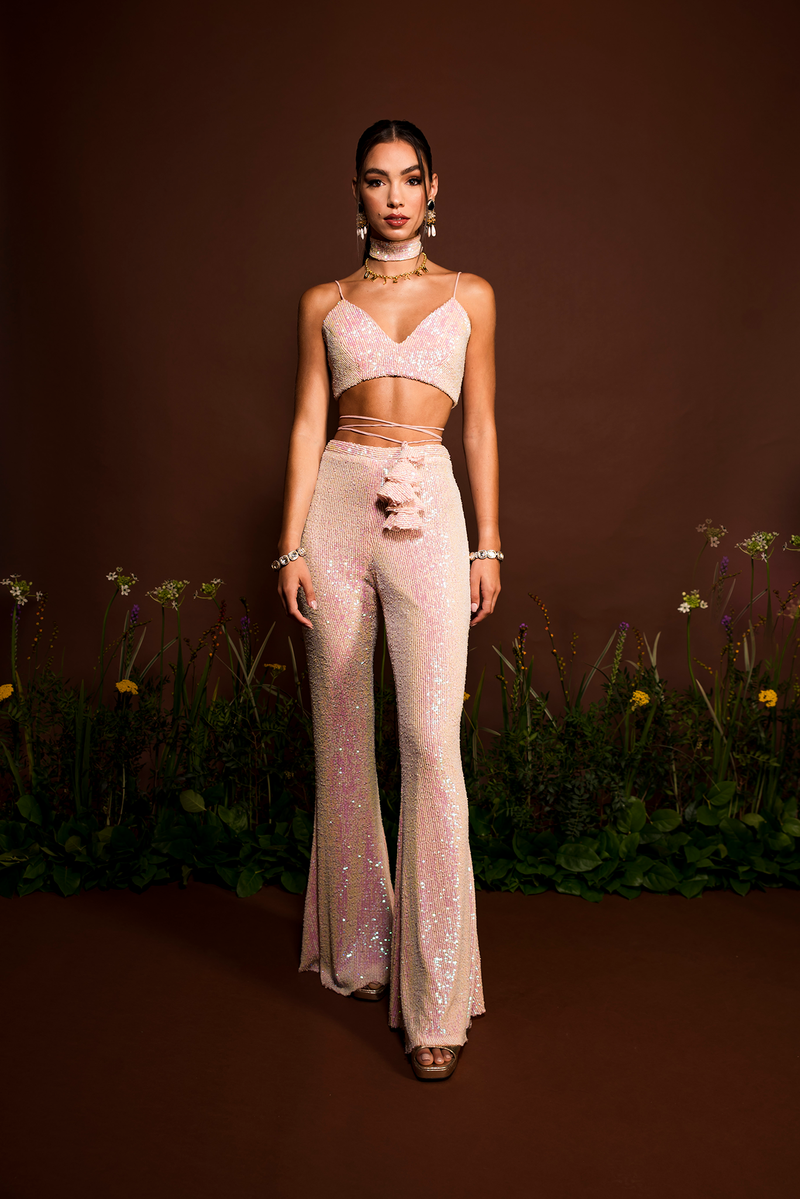 DONNA BELL BOTTOMS IN BLUSH