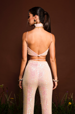 DONNA BIKINI BUSTIER IN BLUSH