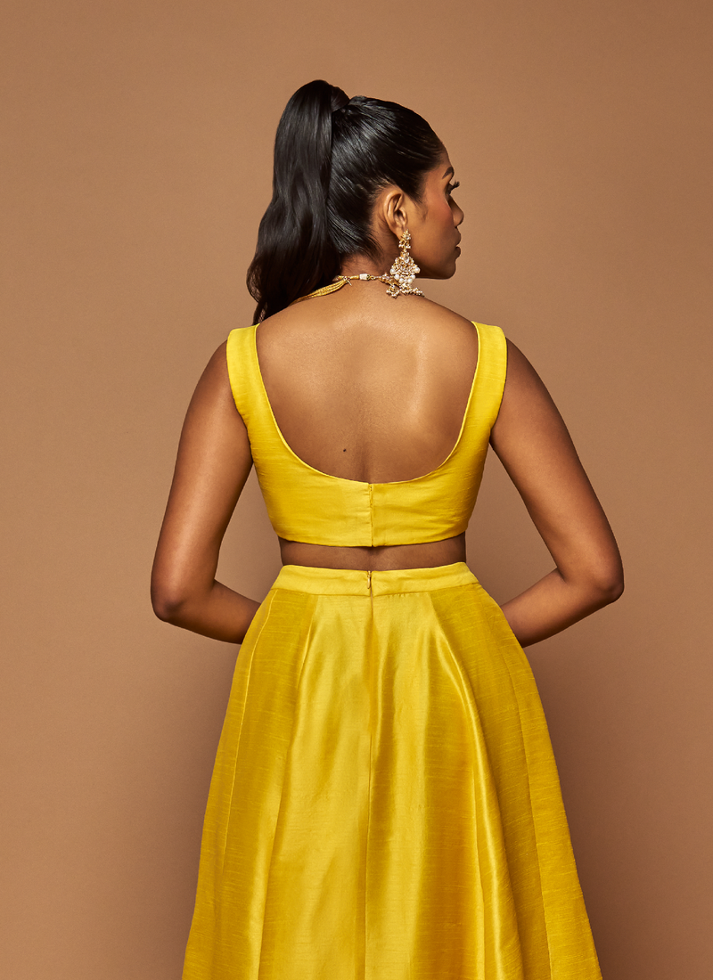 *RTP* OG YELLOW MIRROR BUSTIER